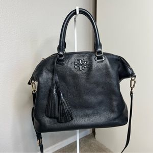 Tory Burch slouchy crossbody Taylor Satchel in black